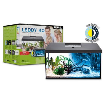 Akvarijní set Aquael LEDDY LED Day & Night černý 41x25x25cm 25l-KS