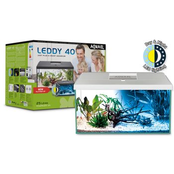 Akvarijní set Aquael LEDDY LED Day & Night bílý 41x25x25cm 25l-KS