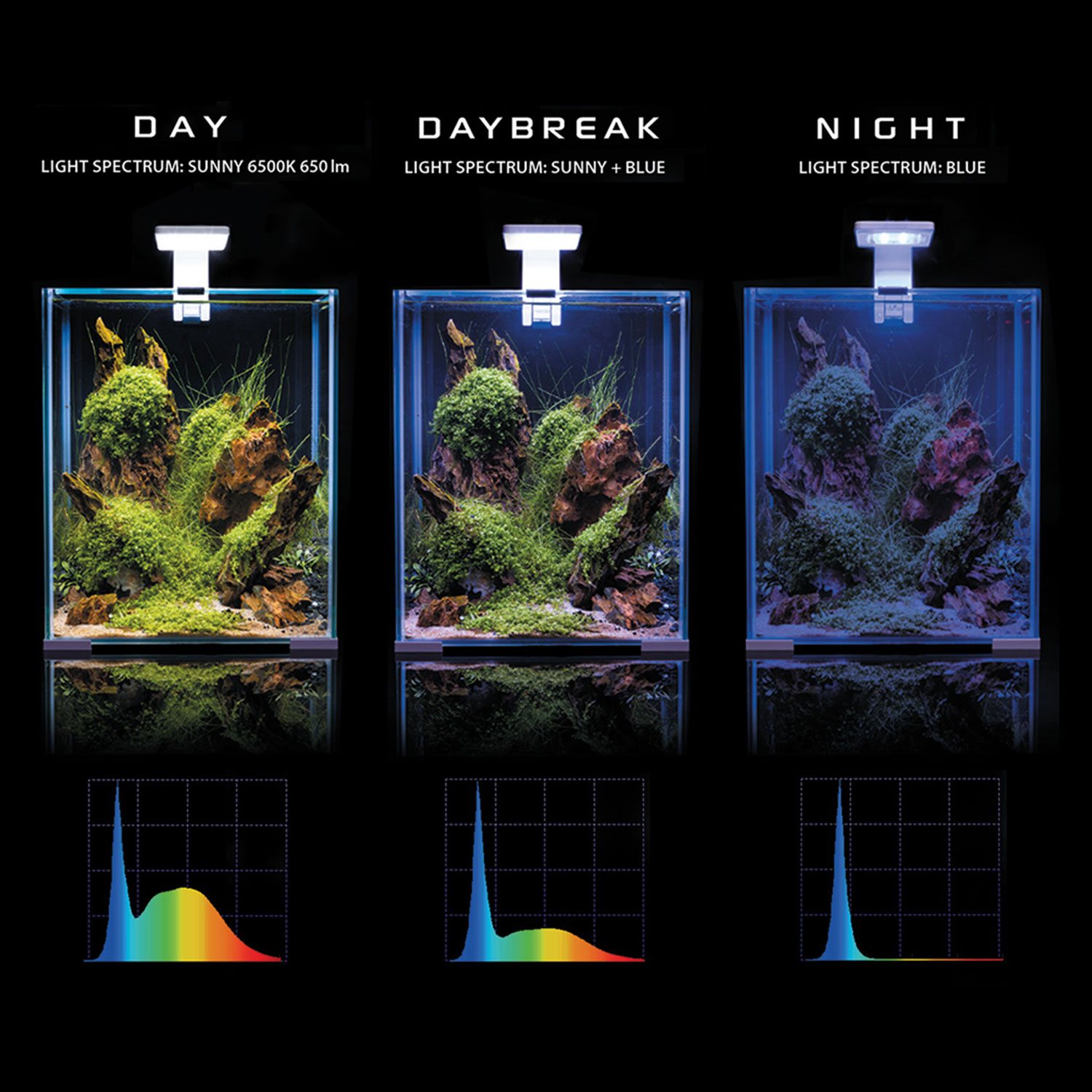 Akvarijní set Aquael SHRIMP SMART Day & Night černý 20x20x25cm 10l-KS