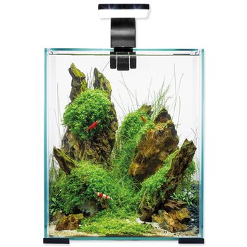 Akvarijní set Aquael SHRIMP SMART Day & Night černý 25x25x30cm 19l-KS