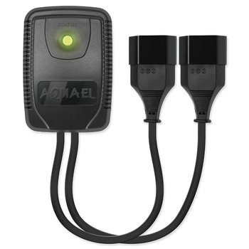 Časovač Aquael Socket Link Duo, elektronický dvoukanálový-KS