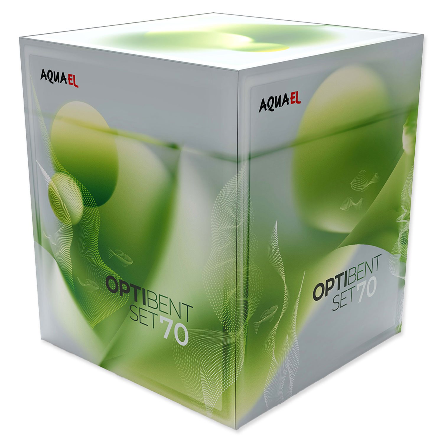 Set Aquael akvarijní Optibent černá 70, 68l