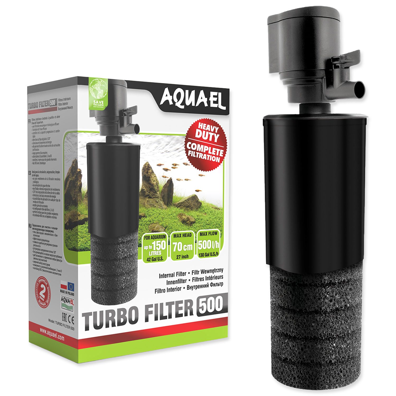 Filtr Aquael TURBO FILTR 500