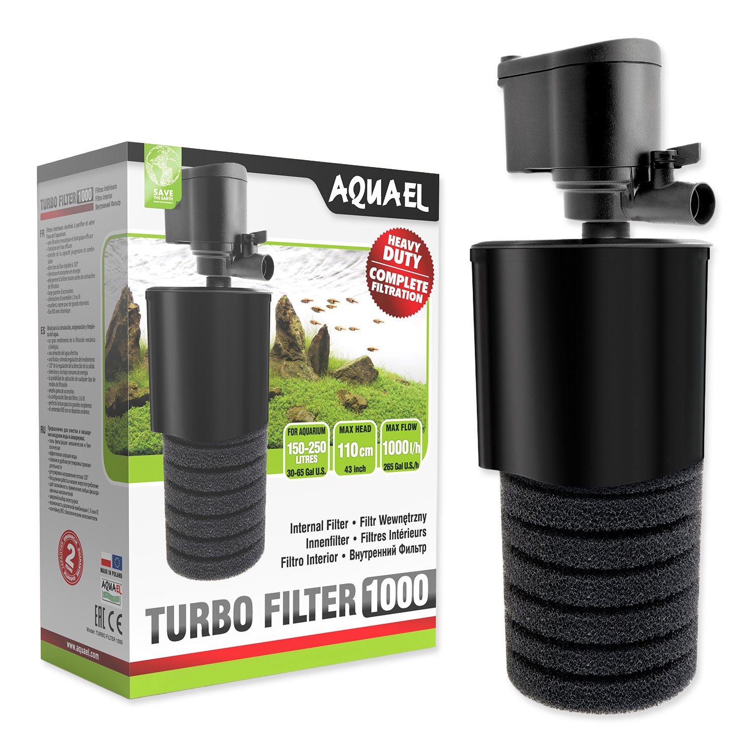 Filtr Aquael TURBO FILTR 1000