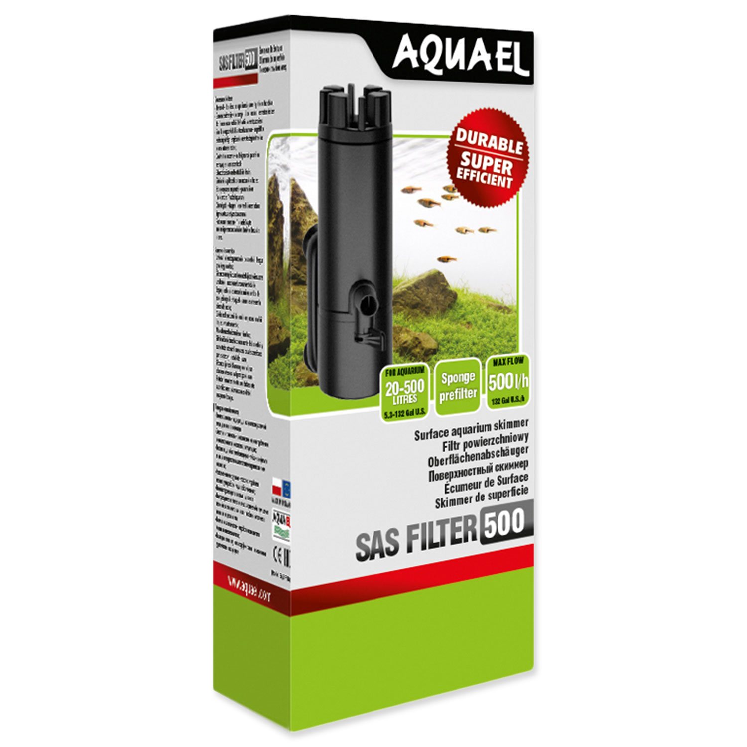 Filtr Aquael SAS 500 skimmer-KS