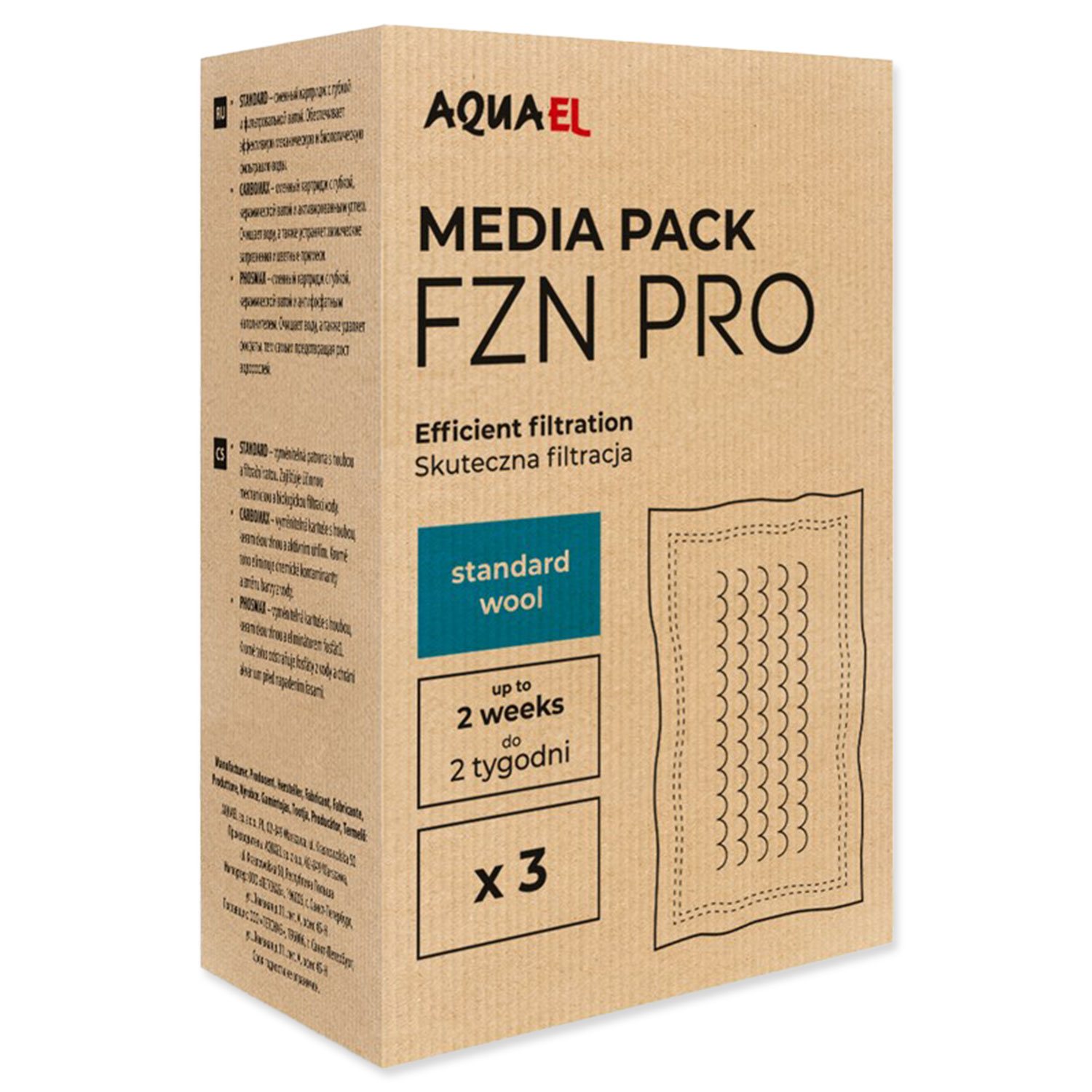 Náplň Aquael FZN Pro/Neo Standard 3ks