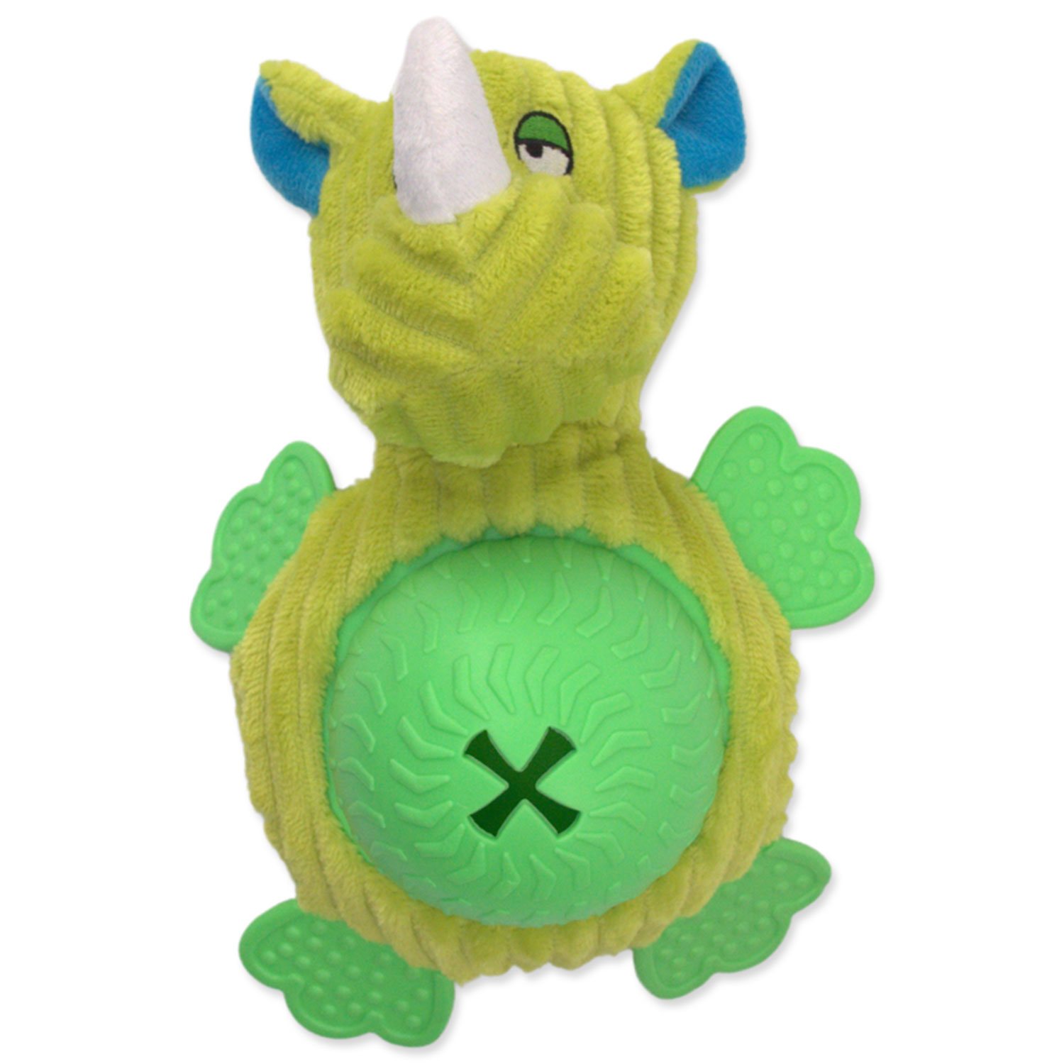 Hračka Have a Pet Snacky nosorožec, plyšová zelená 21cm