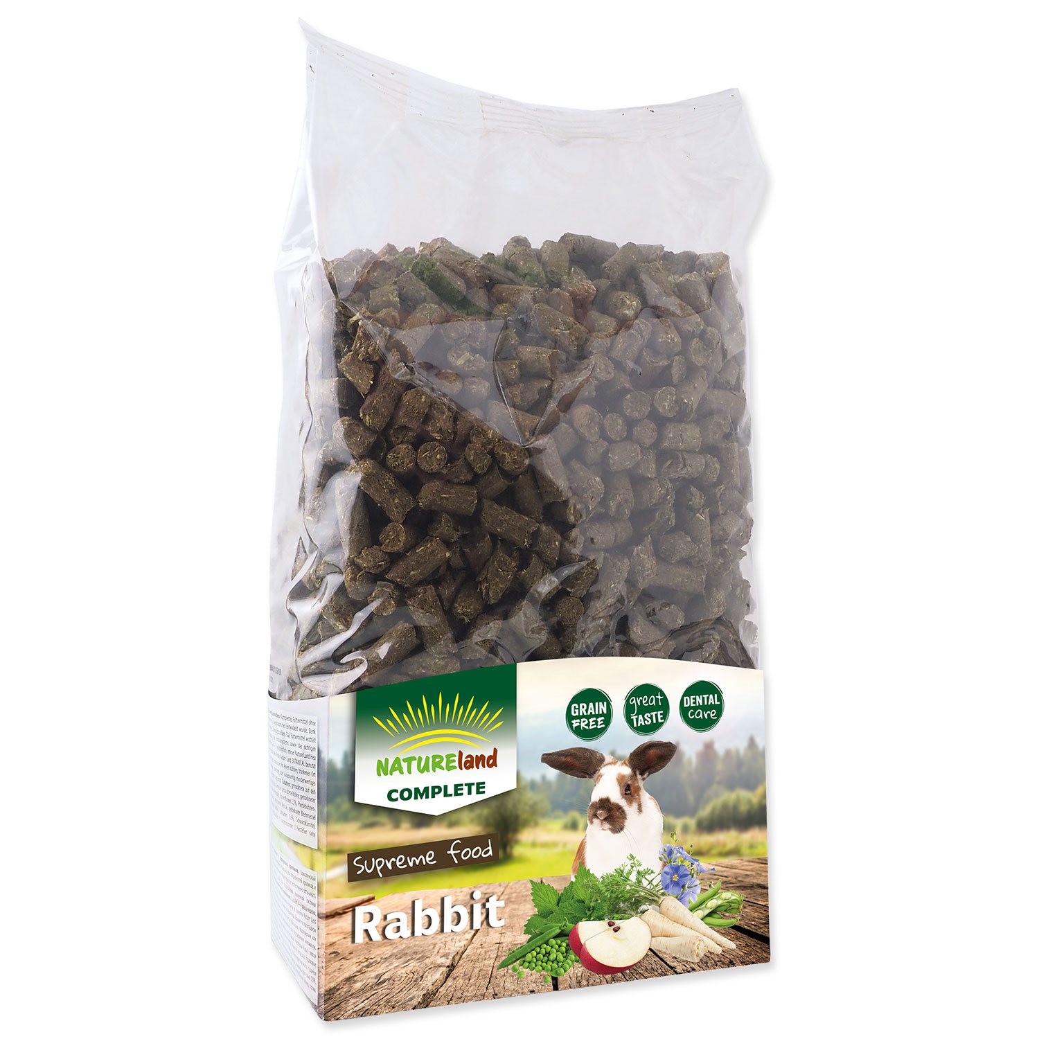 Krmivo Nature Land Complete pro králíky a zakrslé králíky pelety 1,7kg-KS
