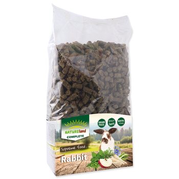 Krmivo Nature Land Complete pro králíky a zakrslé králíky pelety 1,7kg-KS