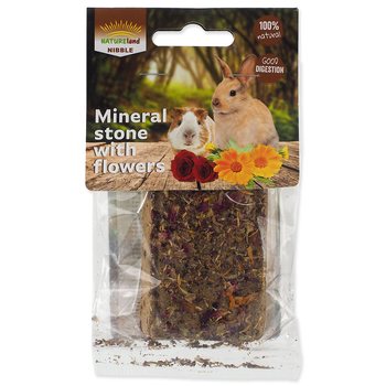 Blok Nature Land Nibble minerální s květy 100g-KS