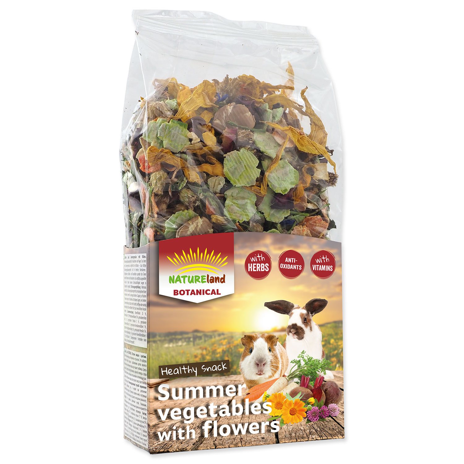 Pochoutka Nature Land Botanical letní zelenina s květy 100g-KS