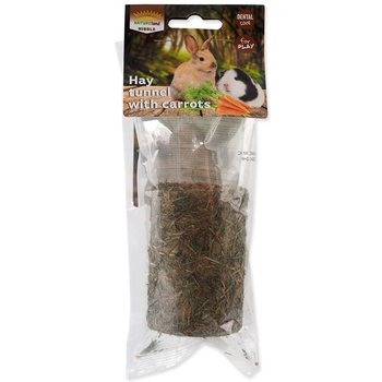 Pochoutka Nature Land Nibble válec ze sena plněný mrkví 125g-KS