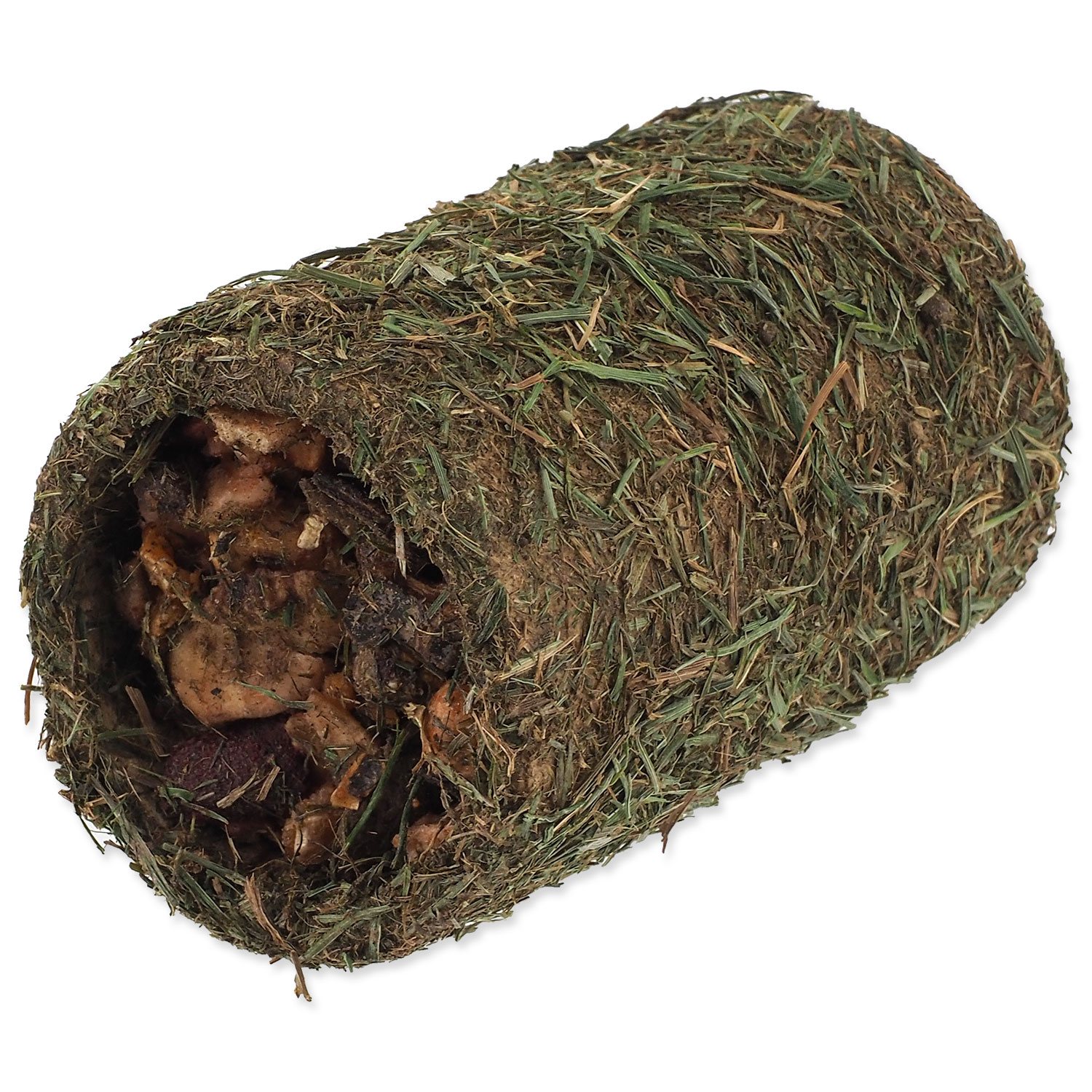 Pochoutka Nature Land Nibble válec ze sena plněný ovocem 125g-KS