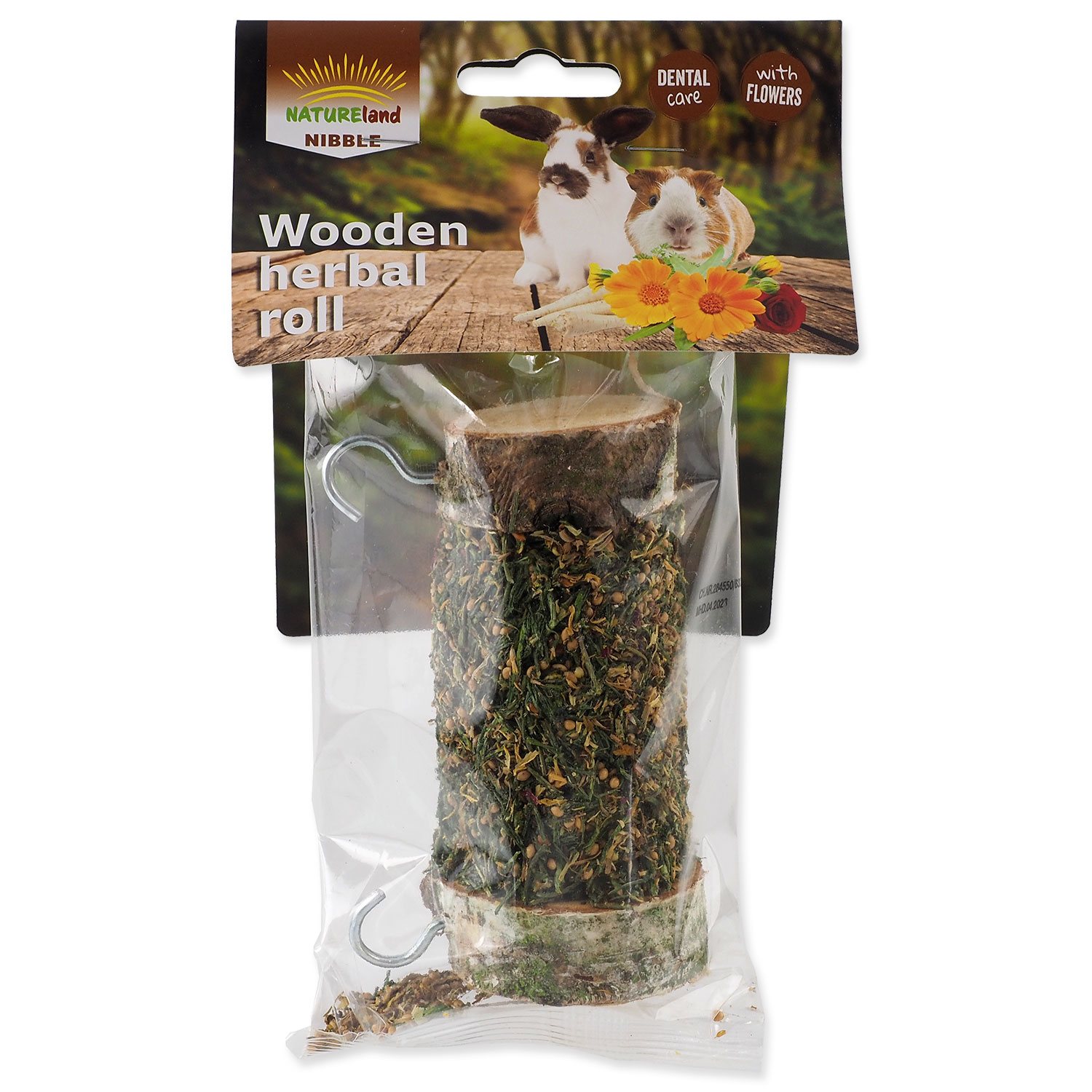 Pochoutka Nature Land Nibble válec s bylinkami 120g-KS