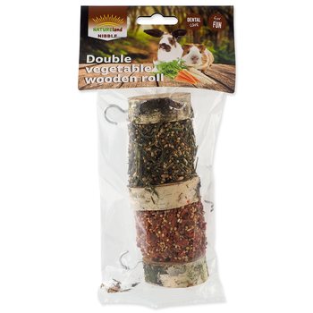 Pochoutka Nature Land Nibble válec dva druhy zeleniny 160g-KS