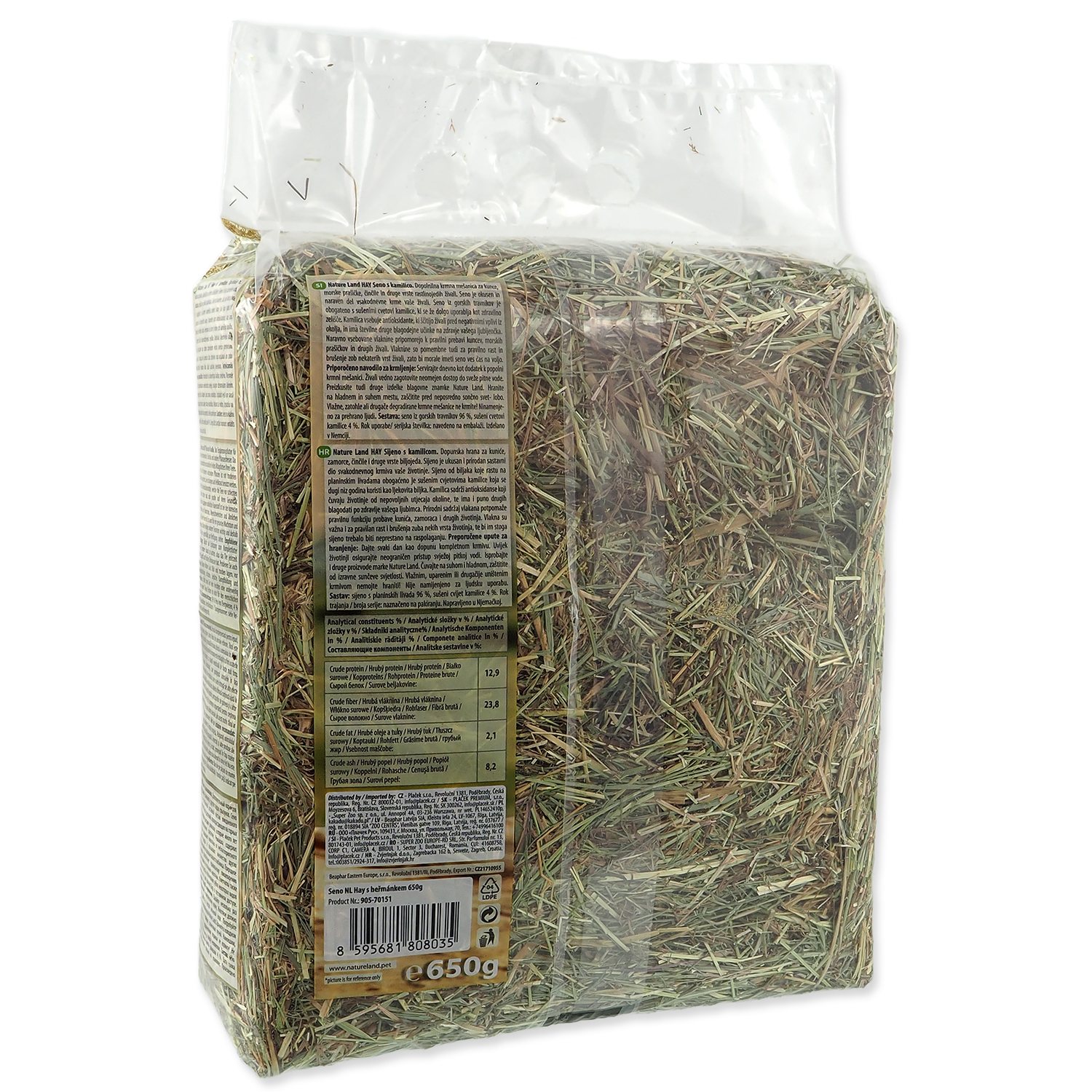 Seno Nature Land Hay s heřmánkem 0,65kg-KS