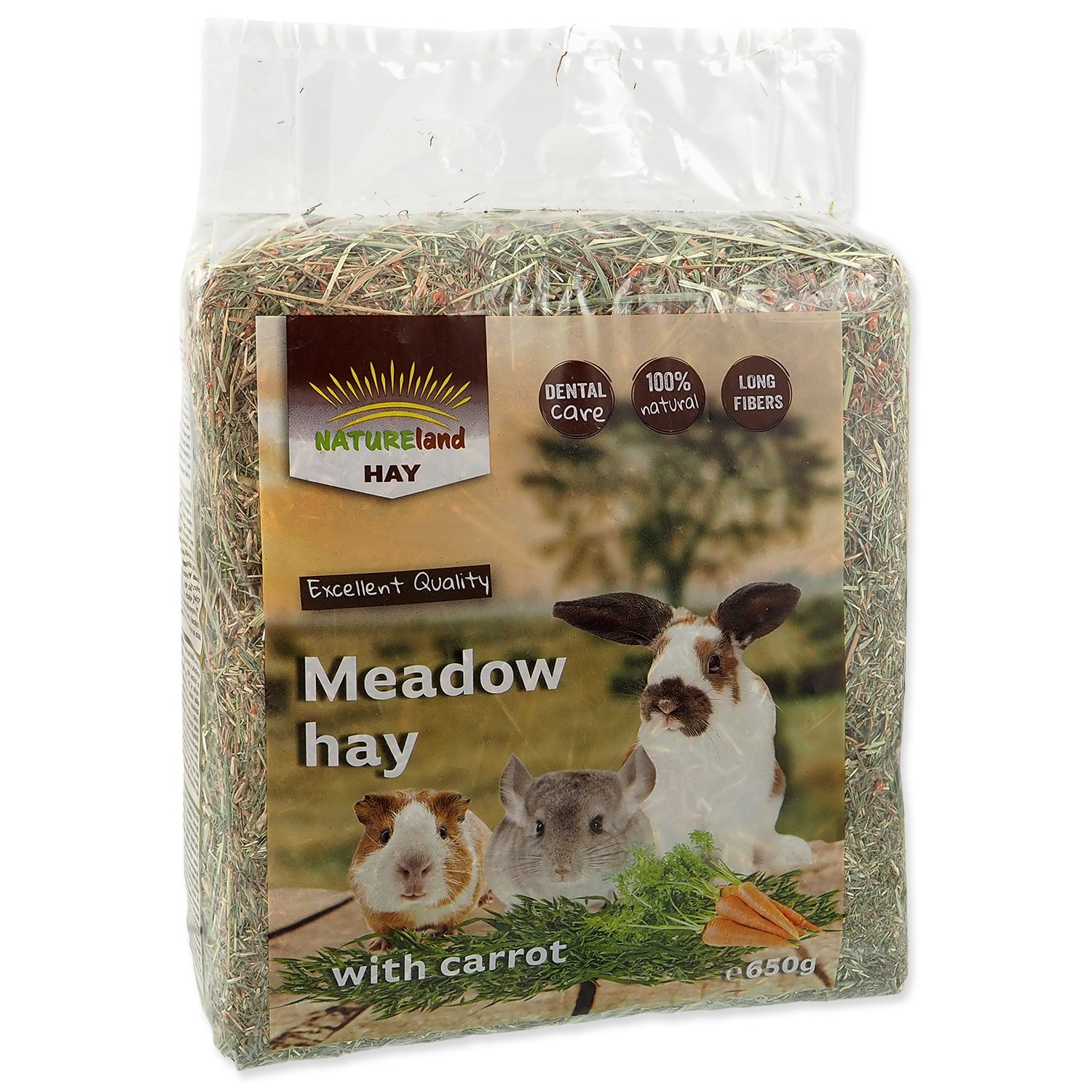 Seno Nature Land Hay s mrkví 0,65kg-KS