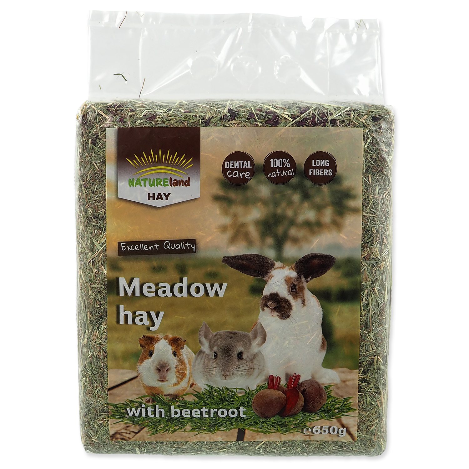 Seno Nature Land Hay s červenou řepou 0,65kg-KS