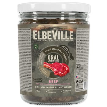 Sklenice Elbeville Dog Oral Cavity Care,  hovězí s přidaným heřmánkem, mátou 440ml-KS