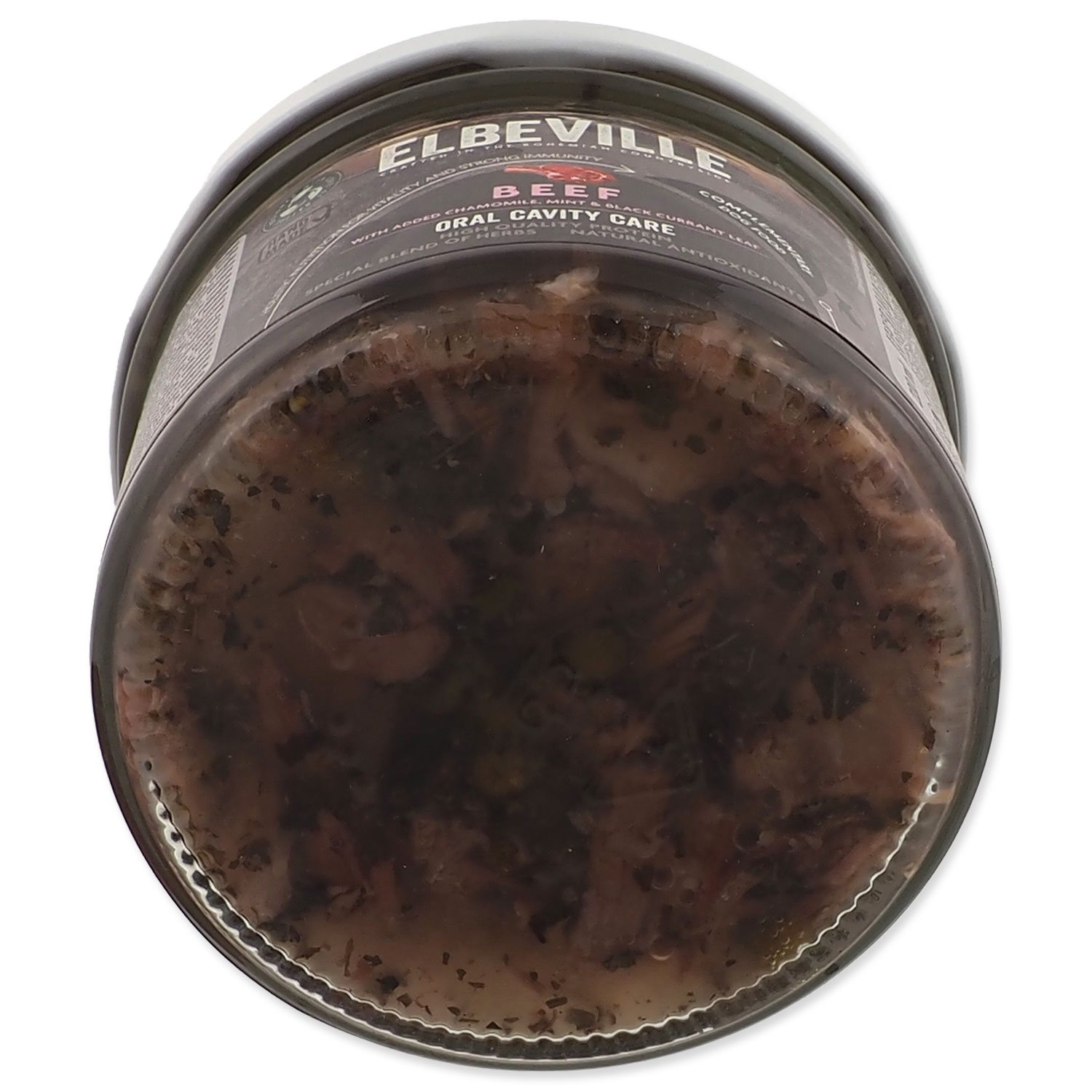 Sklenice Elbeville Dog Oral Cavity Care, hovězí s přidaným heřmánkem, mátou 220ml-KS