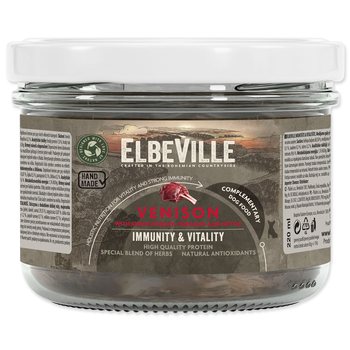 Sklenice Elbeville Dog Imunity & Vitality zvěřina s přidaným šípkem, dobromyslem a kopřivou, 220 ml-KS