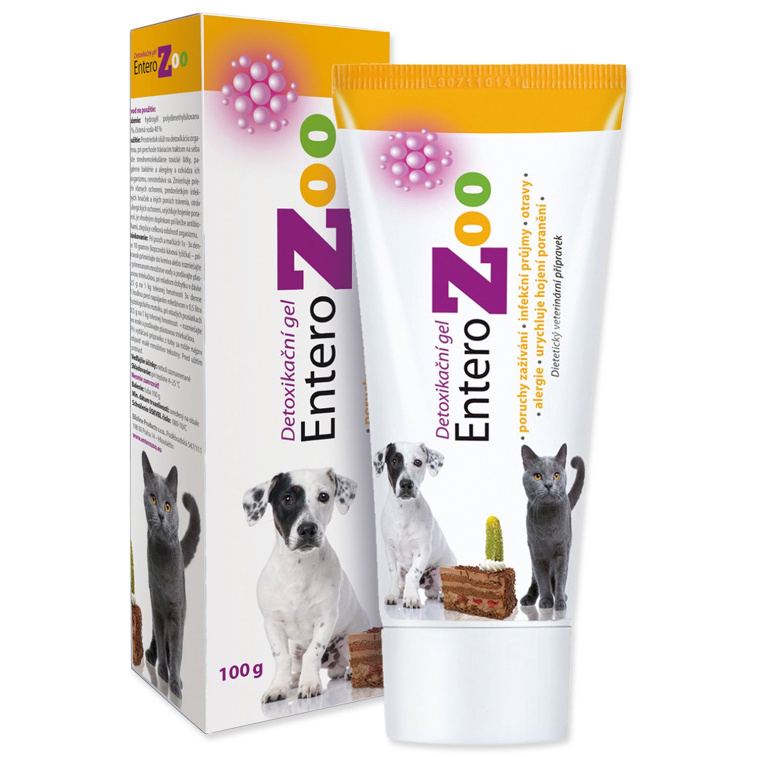 Gel Enterozoo detoxikační, tuba 100g