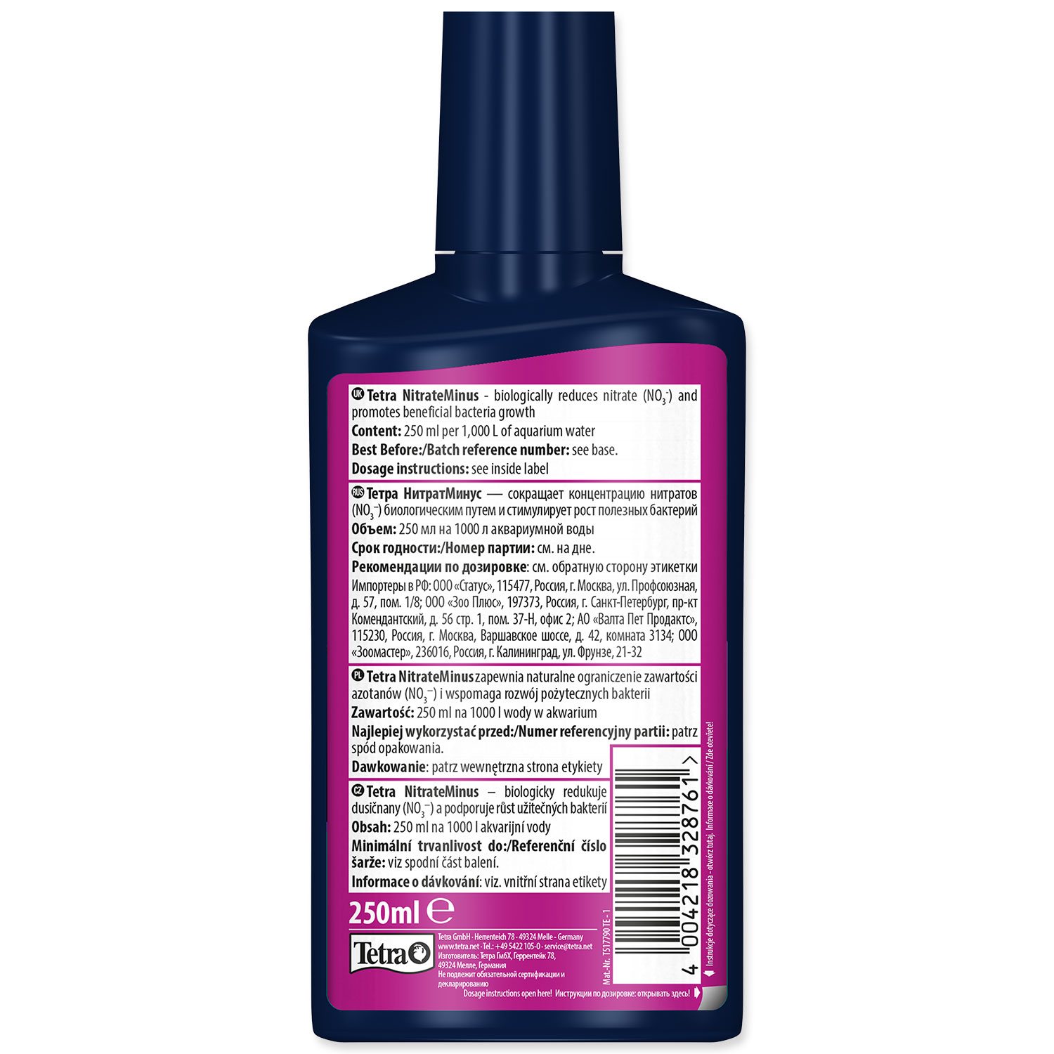 Přípravek Tetra Nitrate Minus 250ml-KS