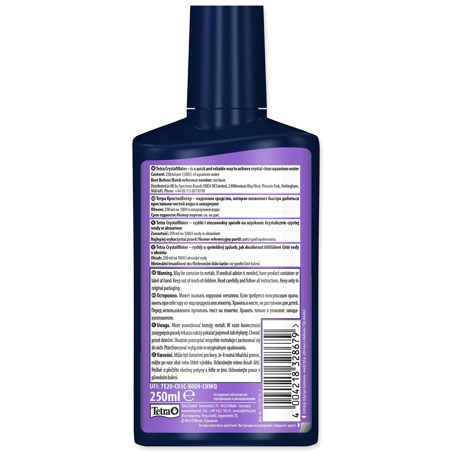 Přípravek Tetra Crystal Water 250ml-KARTON