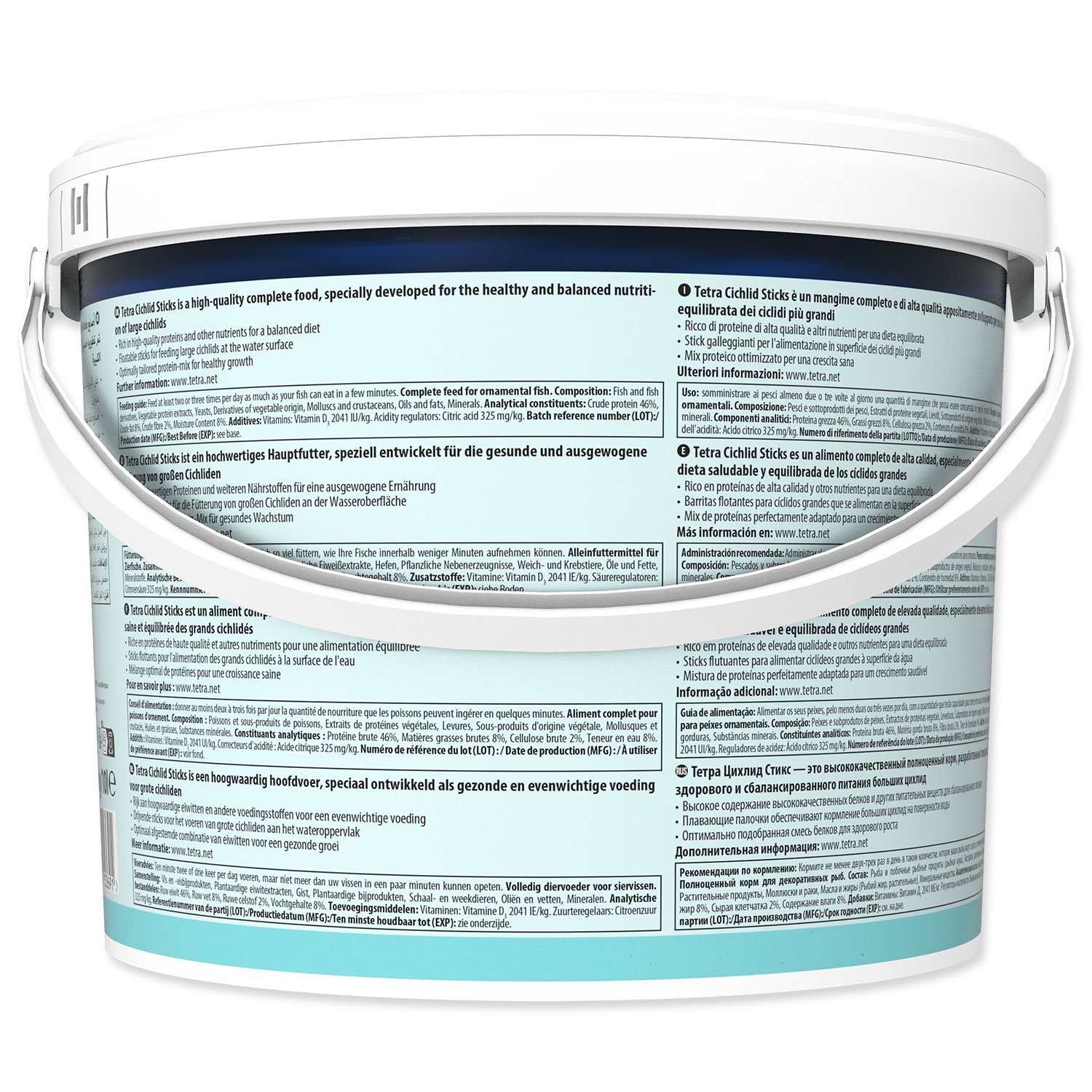 Krmivo Tetra Cichlid Sticks 10l