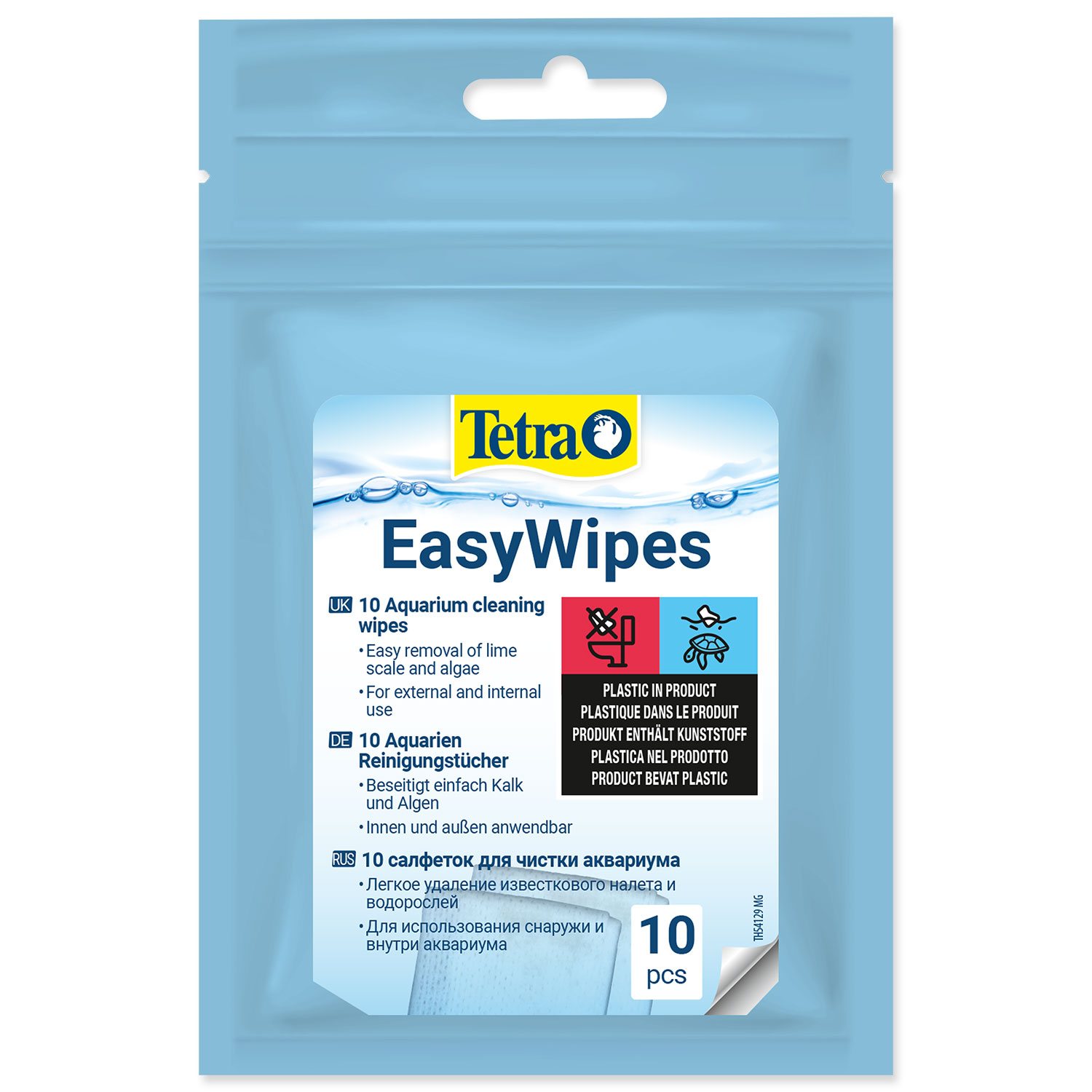 Ubrousky Tetra Easy Wipes 10ks-DISPLEJ
