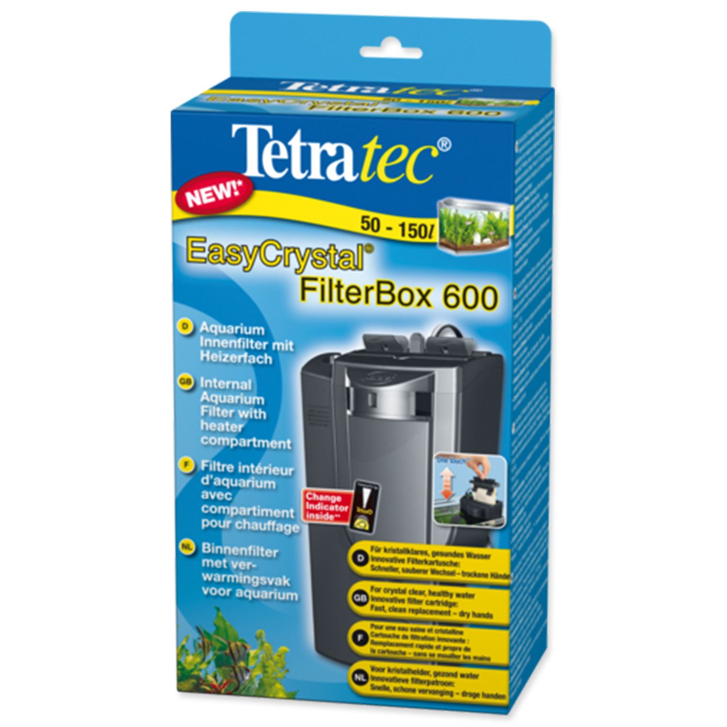 Filtr Tetra EasyCrystal Box 600 vnitřní, 600l/h-KS