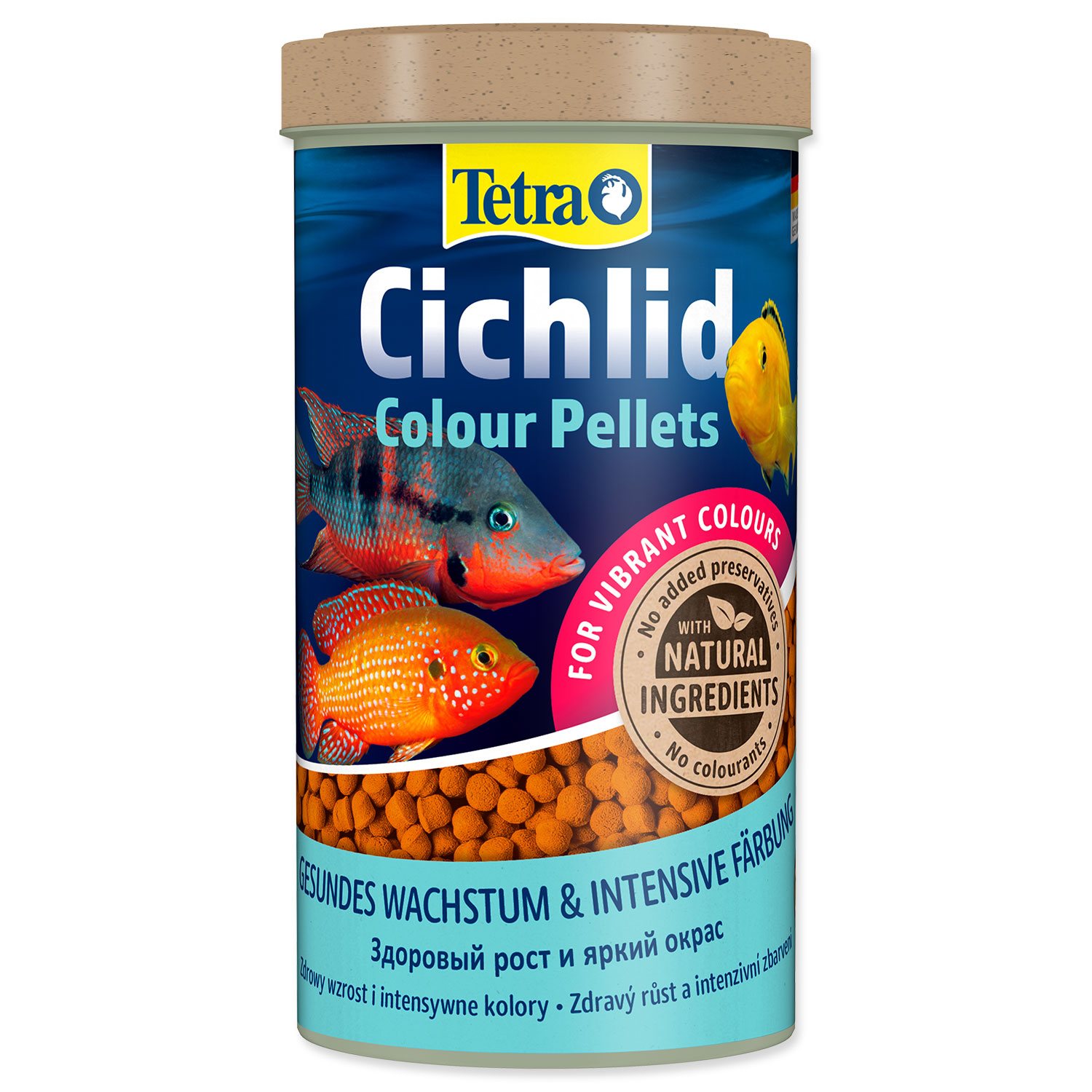 Krmivo Tetra Cichlid Colour Pellets 500ml-KS