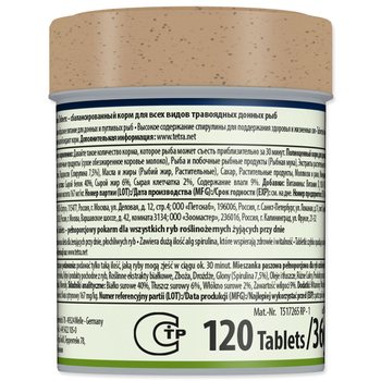 Krmivo Tetra Pleco Tablets 120tbl.