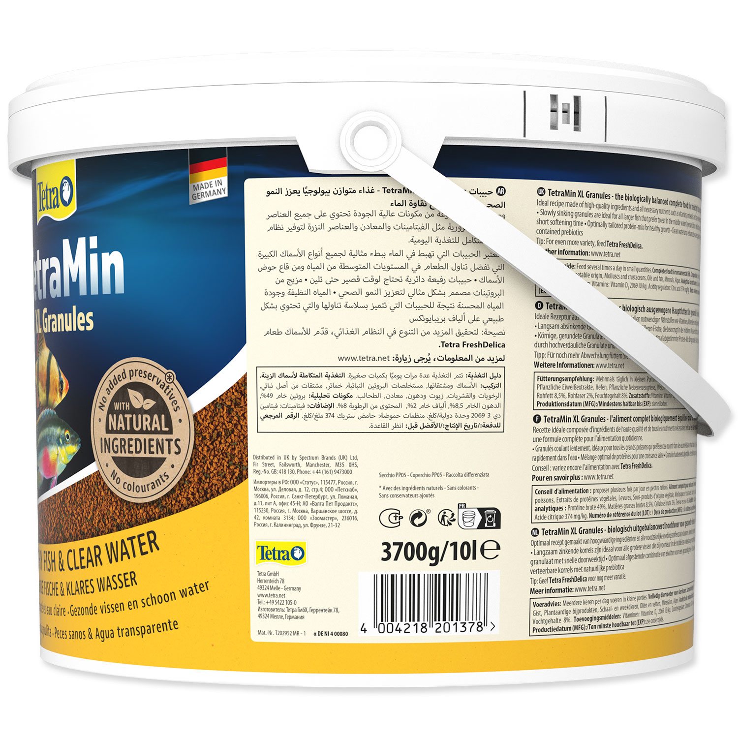 Krmivo Tetra Min XL Granules 10L-KS