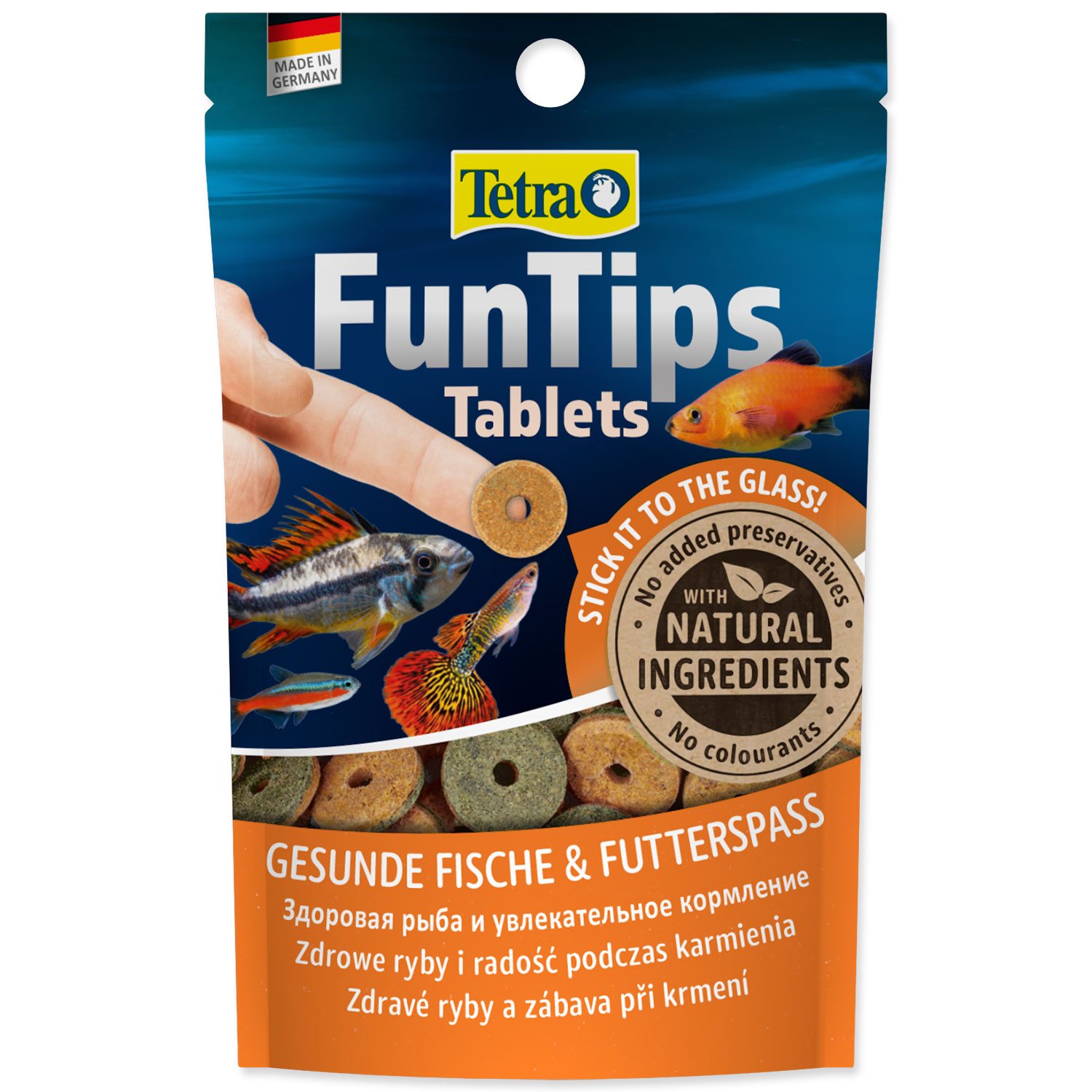 Krmivo Tetra FunTips Tablets 20 tbl.