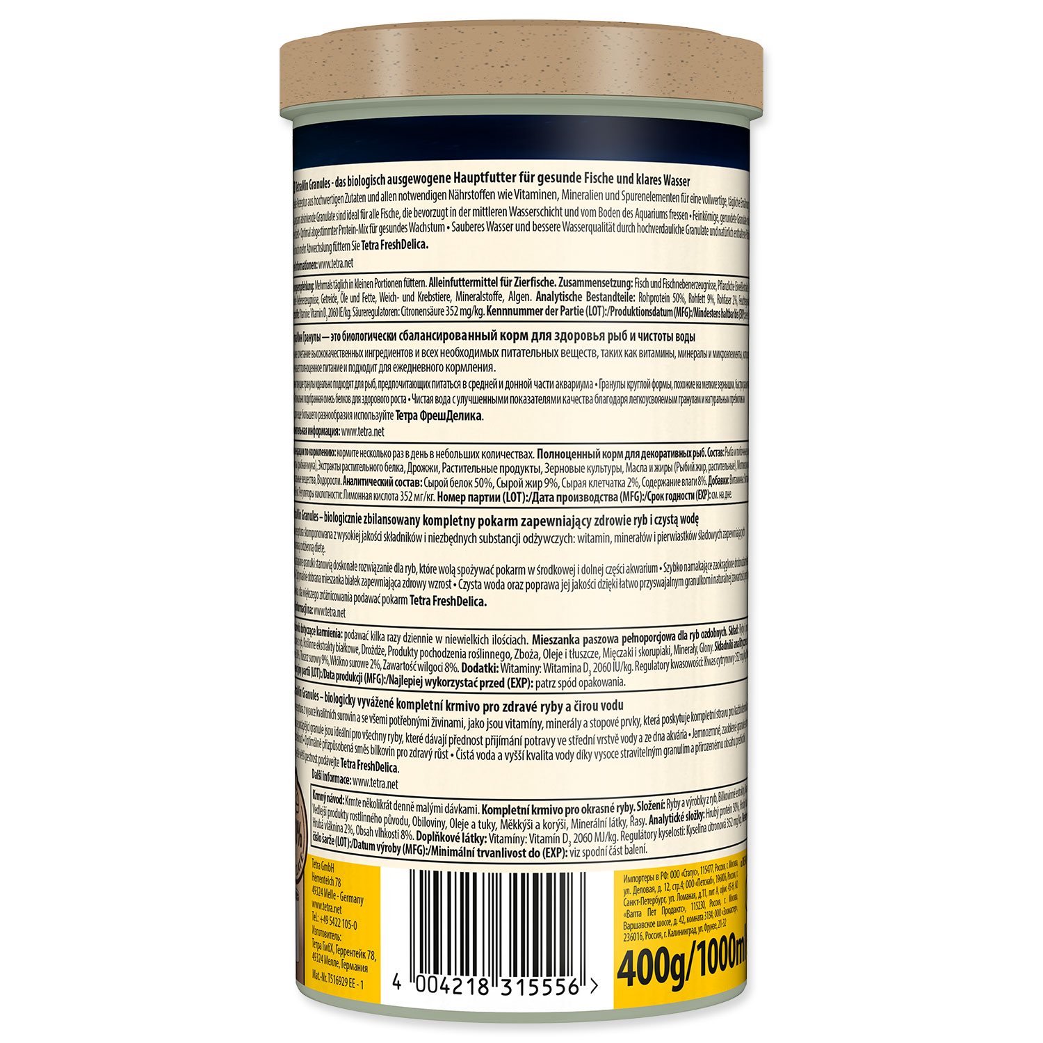 Krmivo Tetra Min Granules 1l-KS
