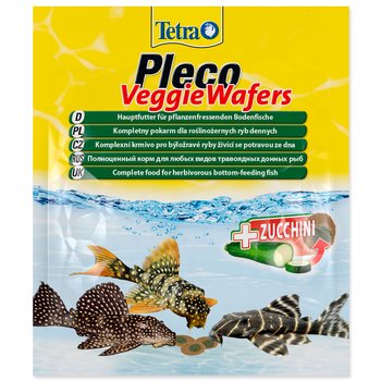 Krmivo Tetra Pleco Veggie Wafers sáček 15g-KARTON
