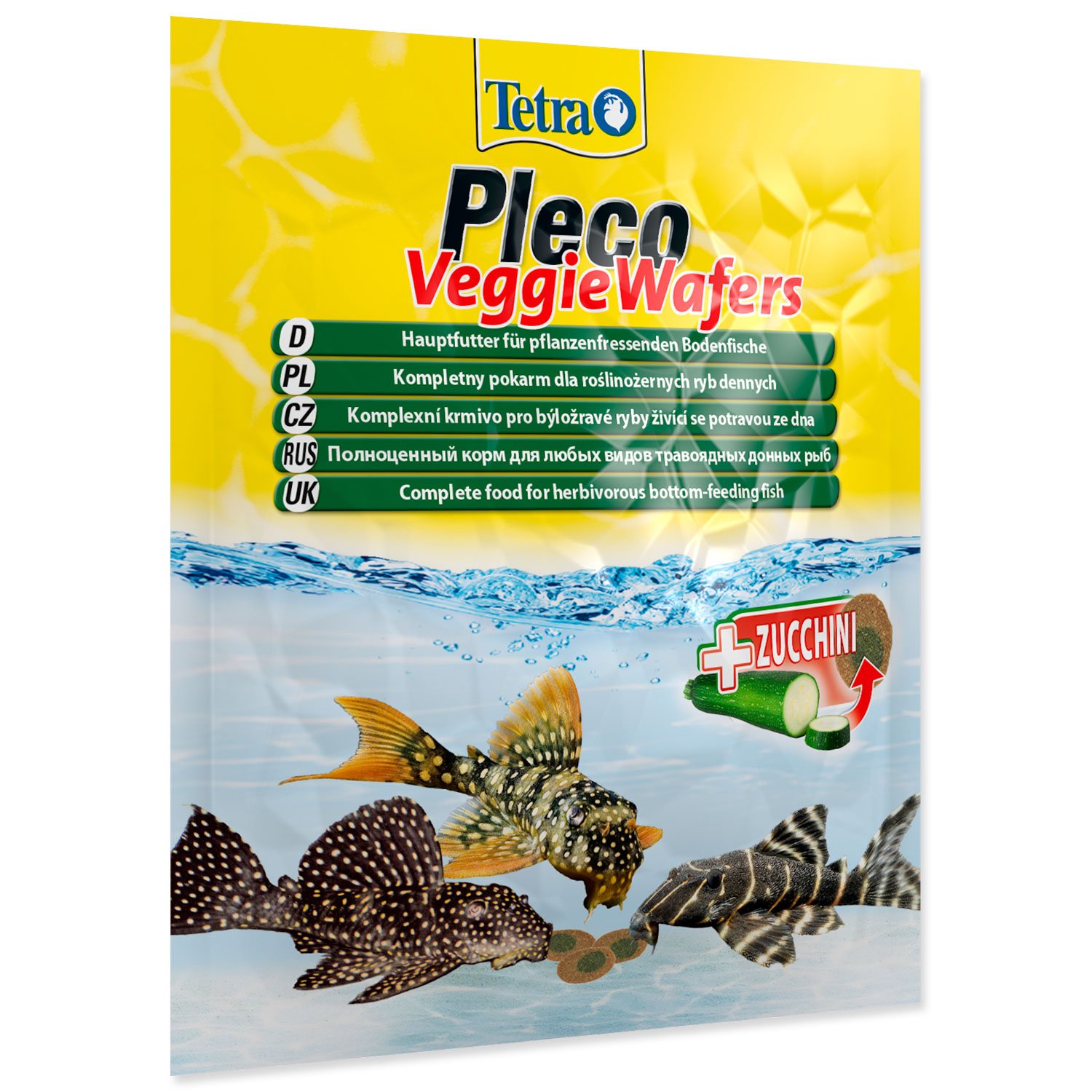 Krmivo Tetra Pleco Veggie Wafers sáček 15g-KARTON