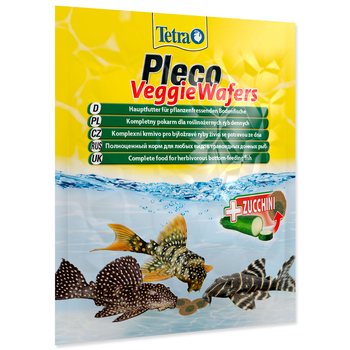 Krmivo Tetra Pleco Veggie Wafers sáček 15g-KARTON