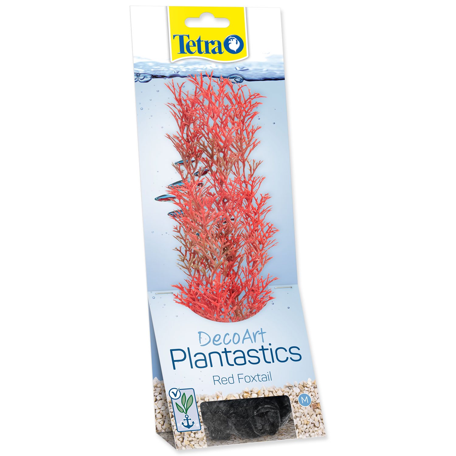 Dekorace Tetra Rostlina Foxtail Red M 23cm-KARTON
