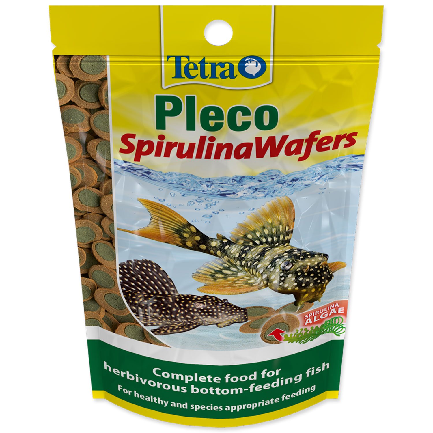 Krmivo Tetra Pleco Spirulina Wafers sáček 15g-KARTON