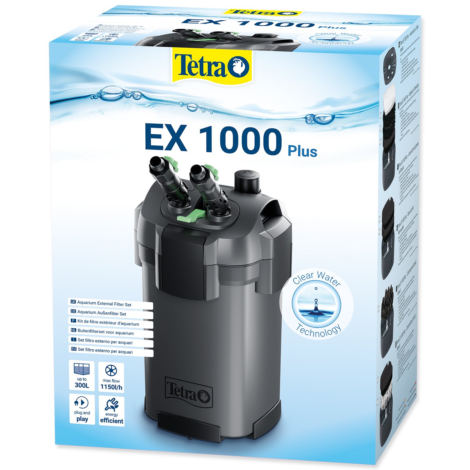 Filtr Tetra EX 1000 Plus vnější, 540l/h-KS