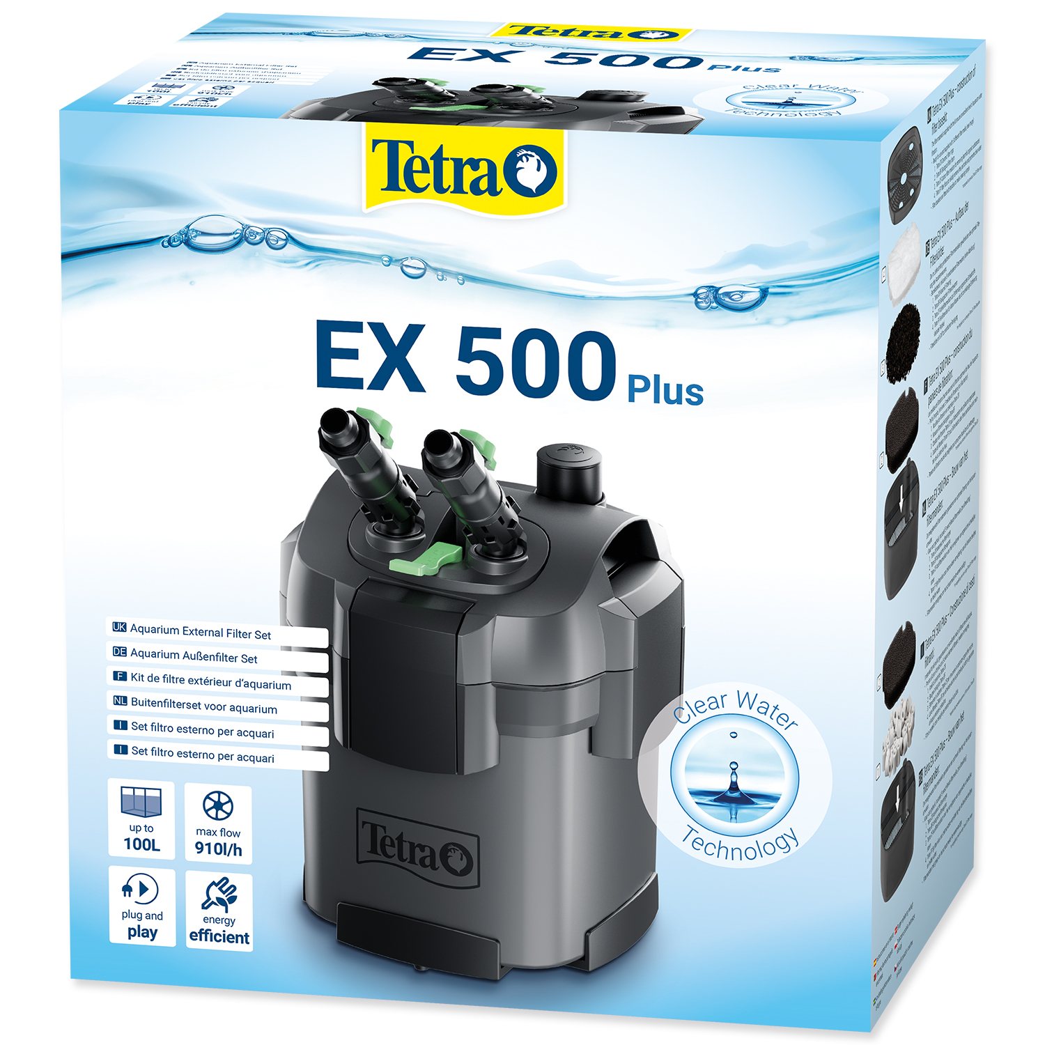 Filtr Tetra EX 500 Plus vnější, 440l/h-KS