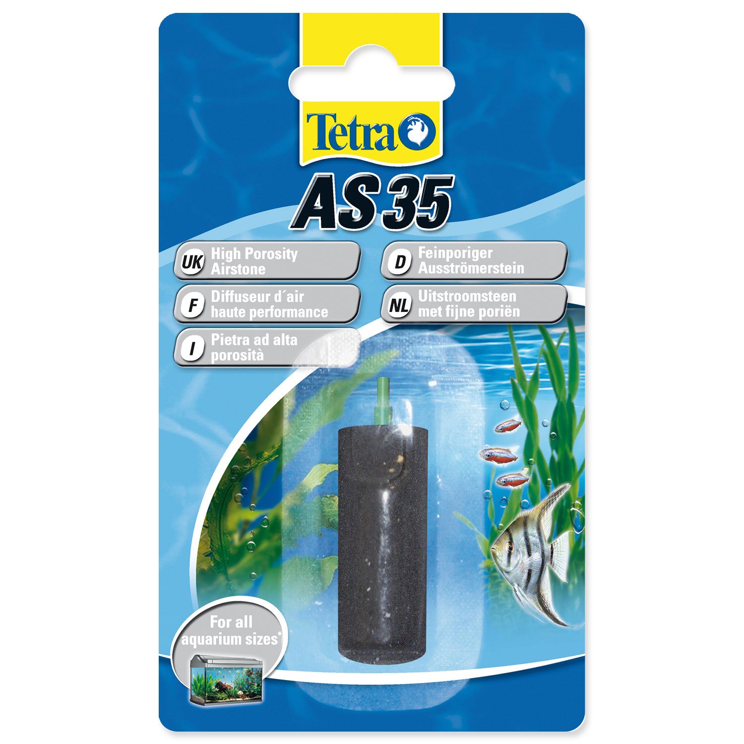 Kámen Tetra vzduchovací, válec č.3 černý AS35-KS