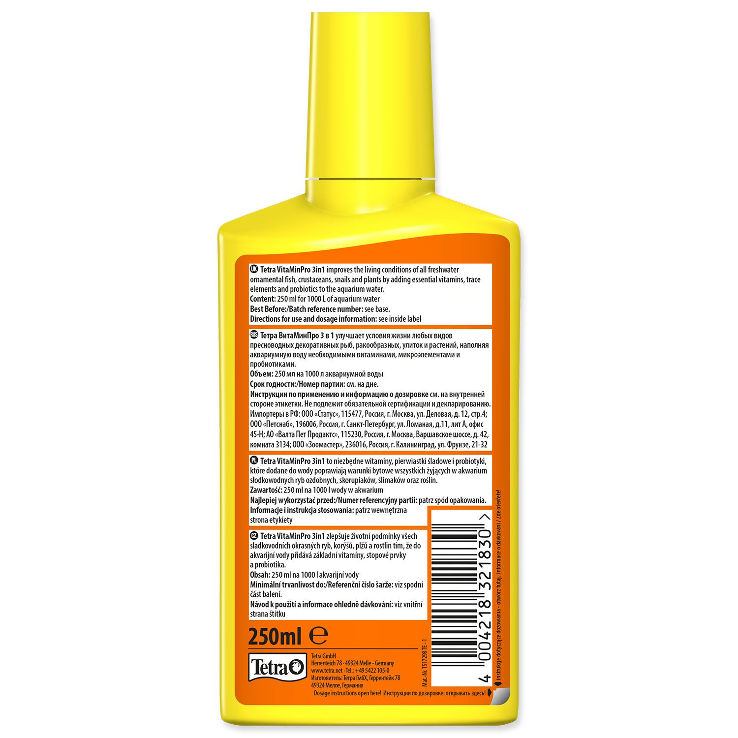 Přípravek Tetra VitaMinPro 3in1 250 ml-KS