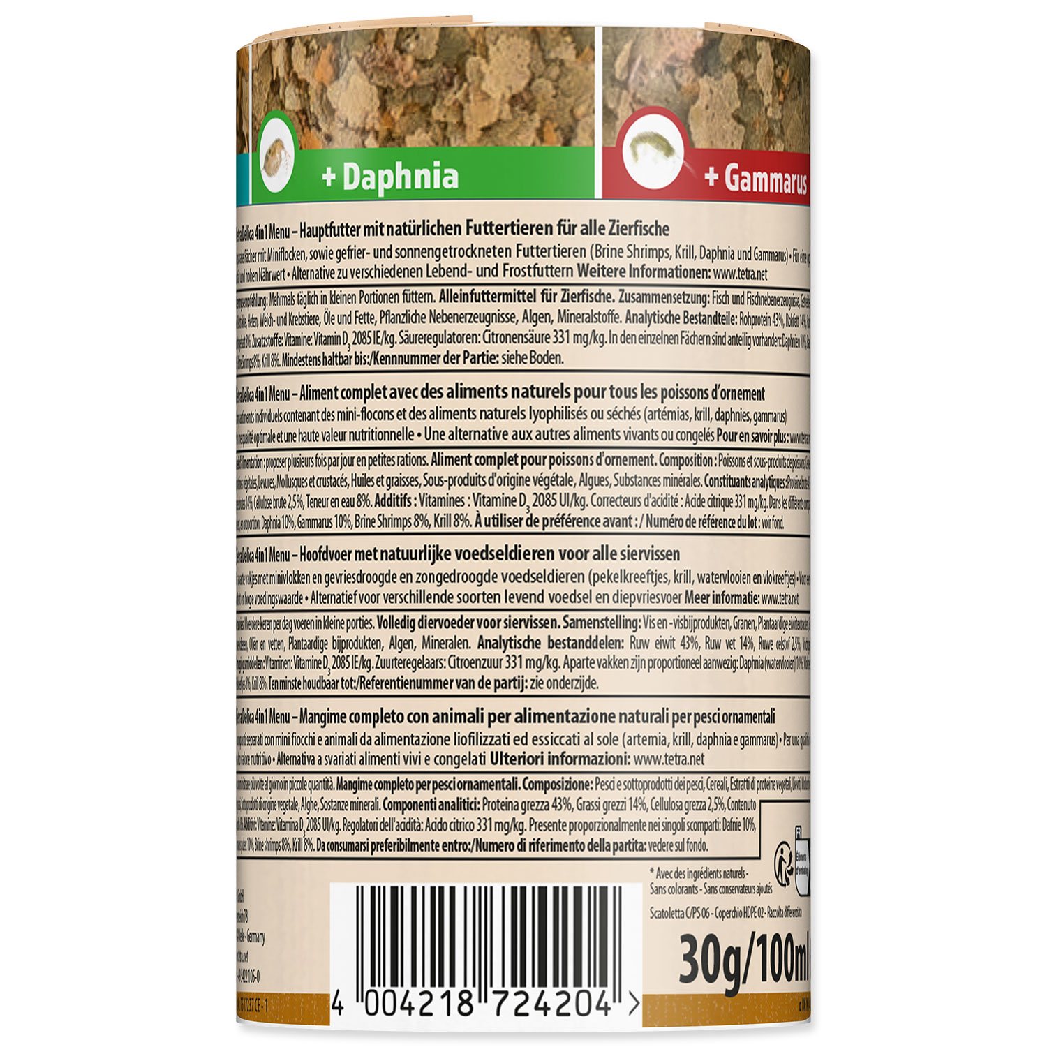 Krmivo Tetra Delica Menu 100ml-KS
