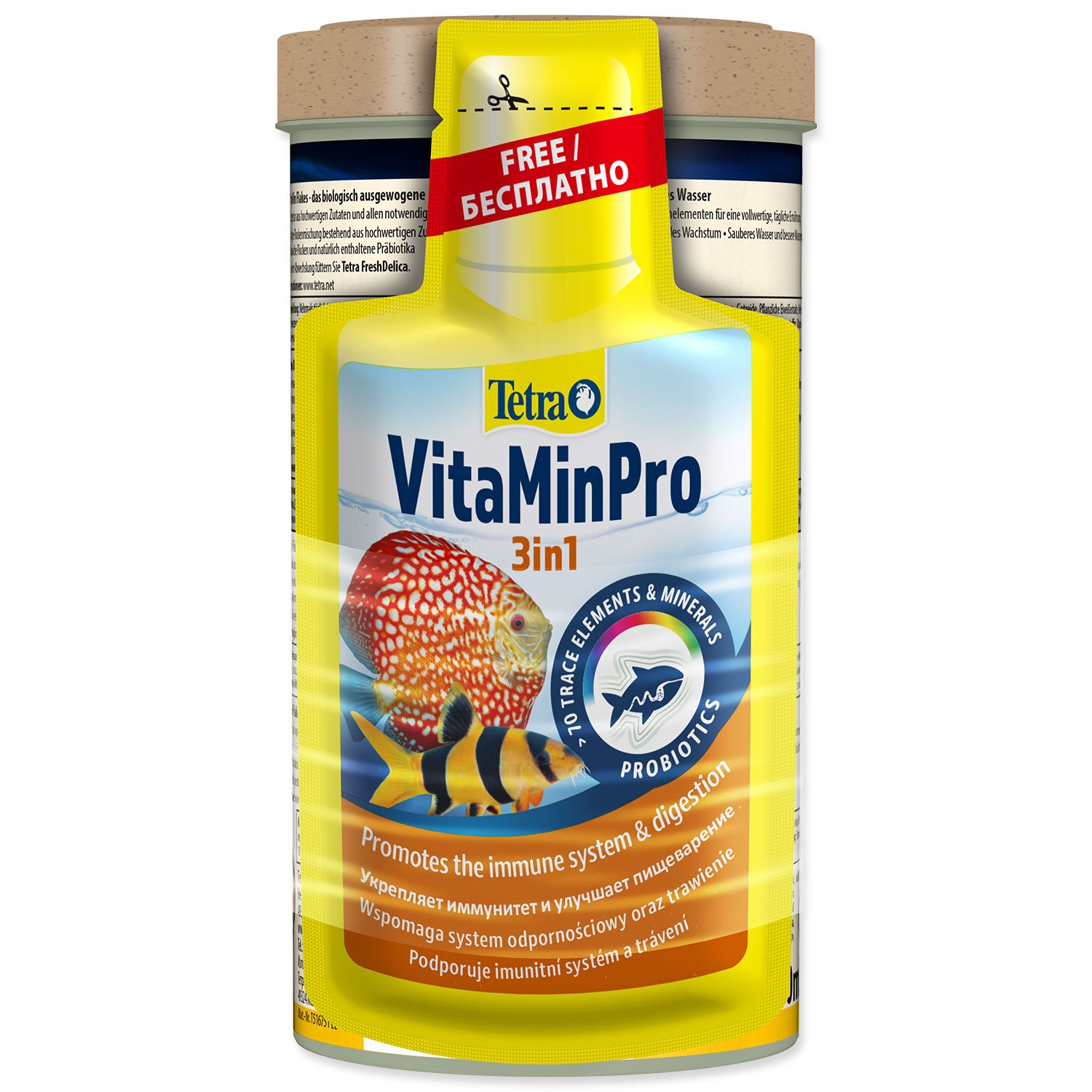 Krmivo Tetra Min 500ml + Vitamin pro 30ml zdarma-KS