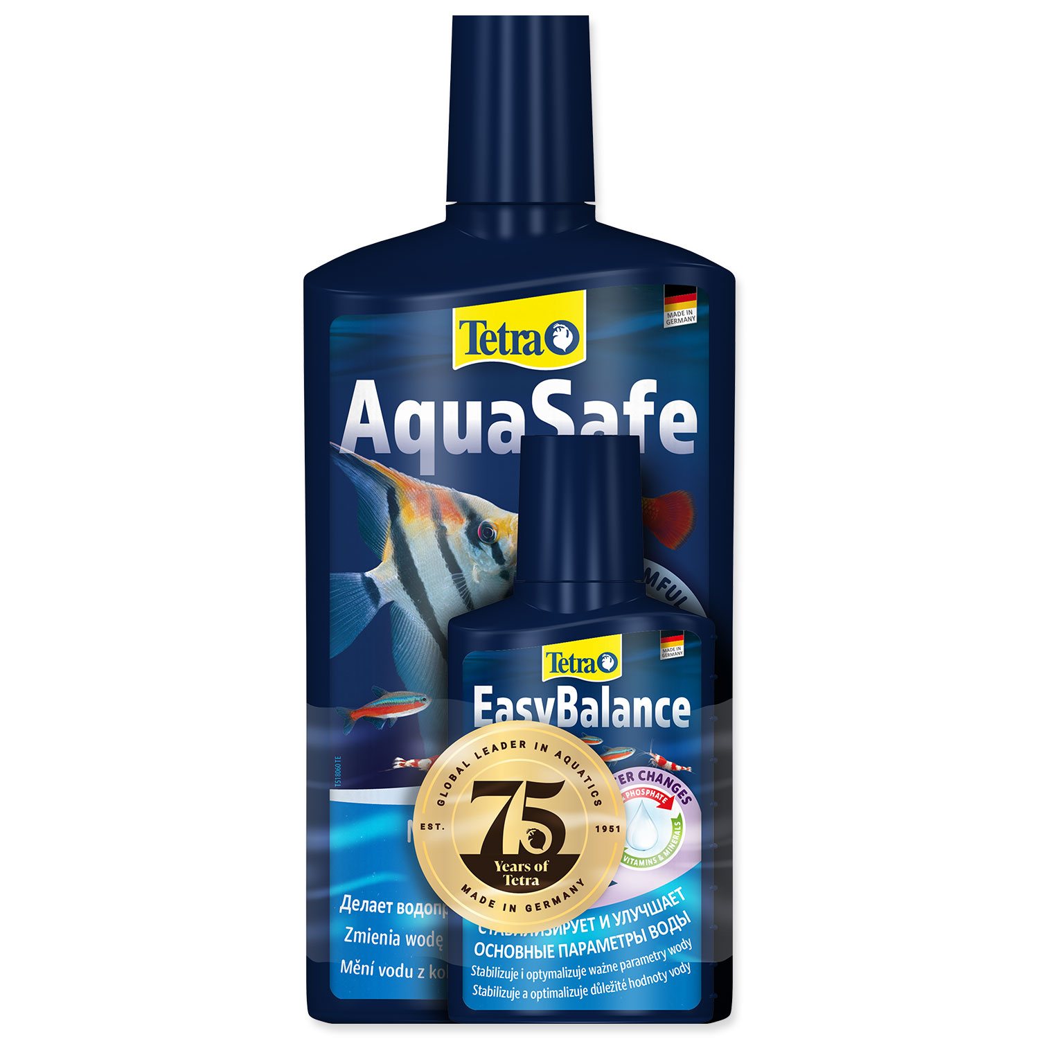 Přípravek Tetra Aqua Safe 500ml + Tetra Filter Active 100ml zdarma-KS
