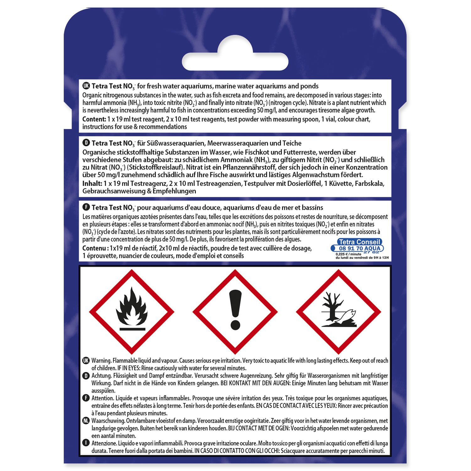Test Tetra Nitrat NO3 10ml