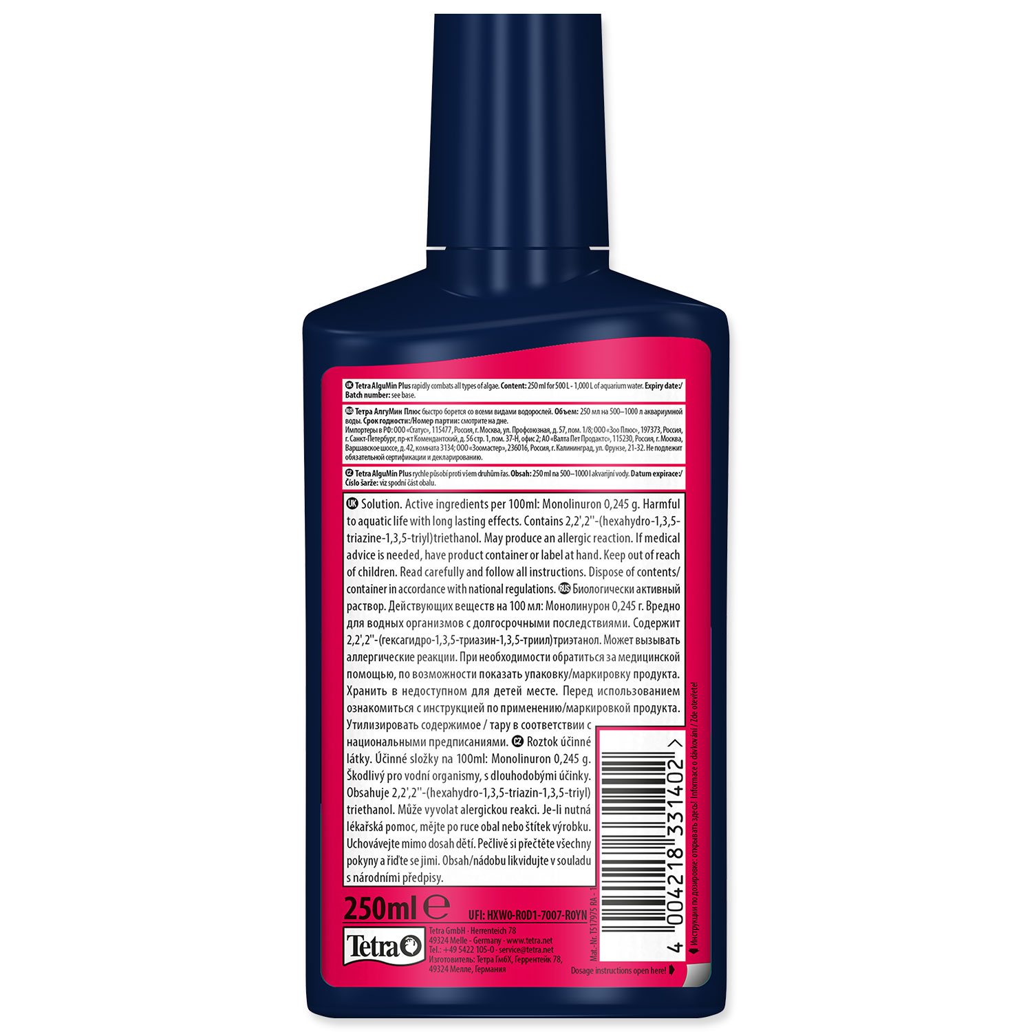 Přípravek Tetra Algu Min Plus 250ml